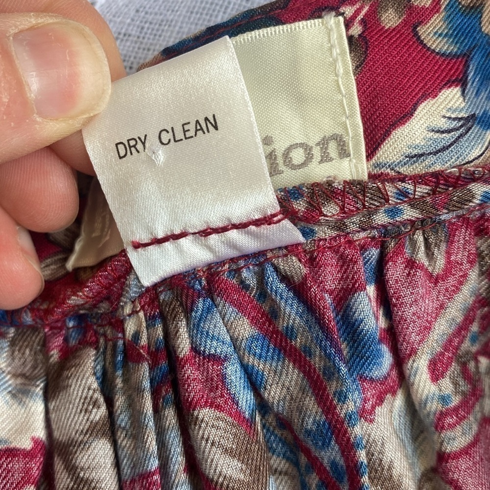 FL Collections vintage floral midi skirt. - Picture 4 of 10